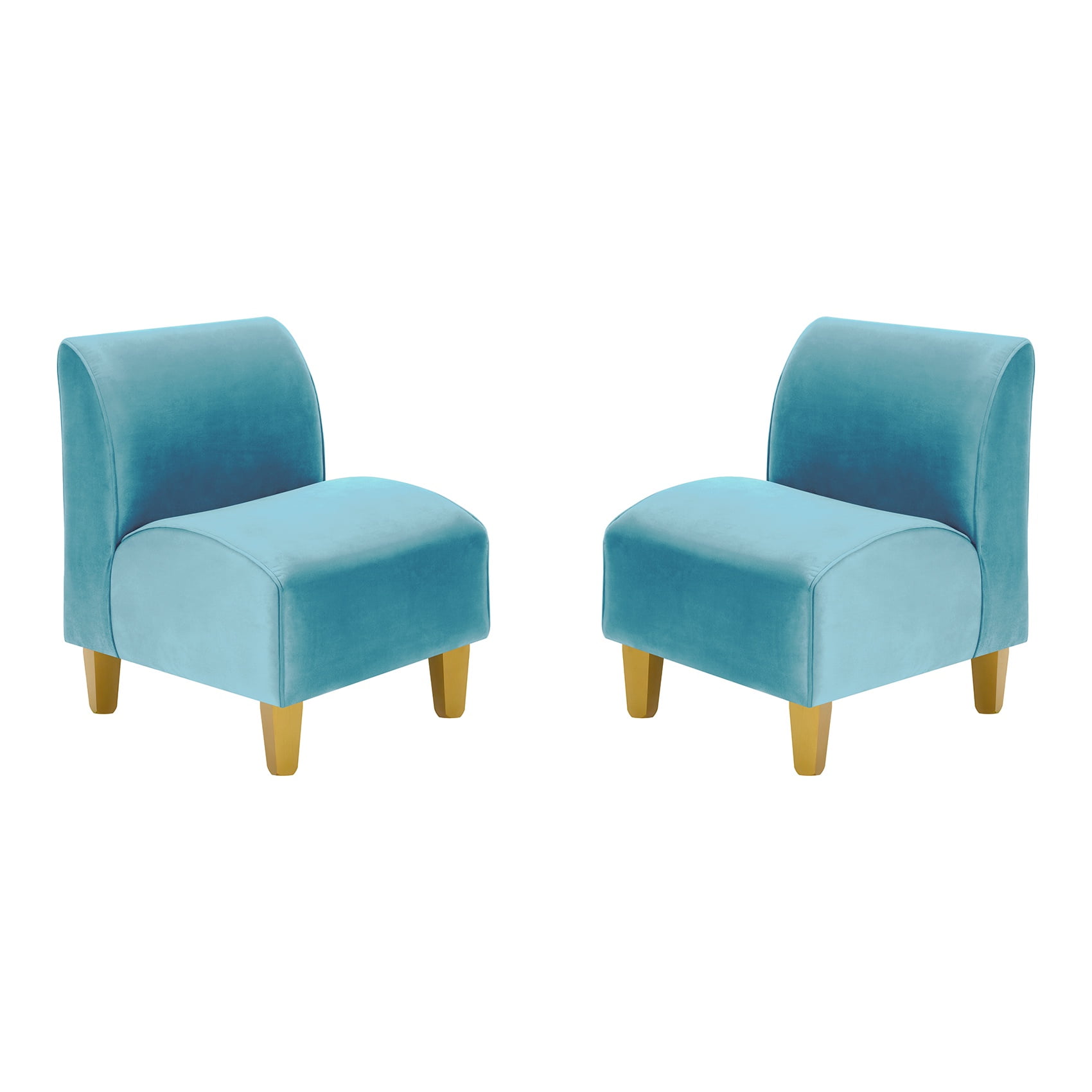 Bodevir - Set Poltrona Soft 1c Felpa 01 Turquesa