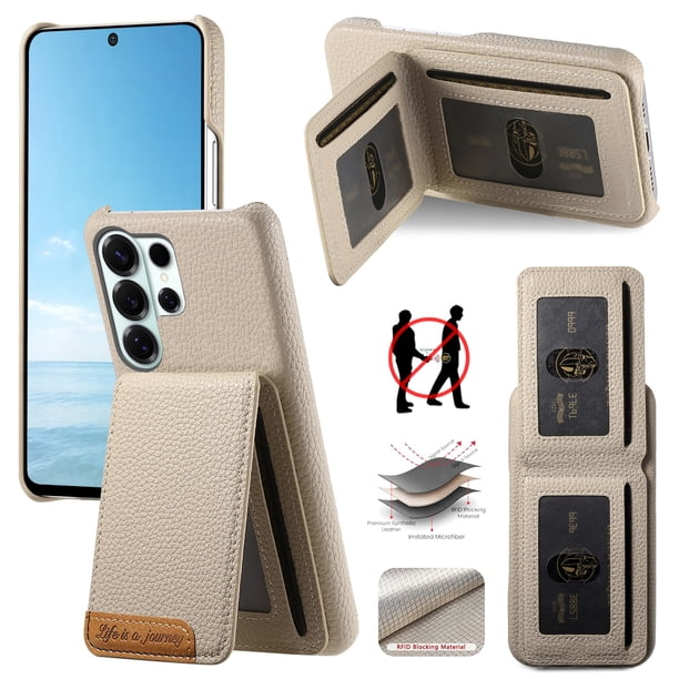 Funda FOXDOCK para Samsung Galaxy S26 Ultra Resistente al agua, Antihuella, Soporte ajustable y RFID-caqui