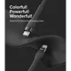 thumbnail image 2 of Cable Ringke Carga Rápida USB-C a Lightning Pastel (1.2m) Negro, 2 of 8