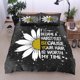 thumbnail image 1 of Sunflower I Became A Hairstylist Letter Printing Stars Quilt Duvet Cover Set3-Piece Bedding Set, 1 of 5
