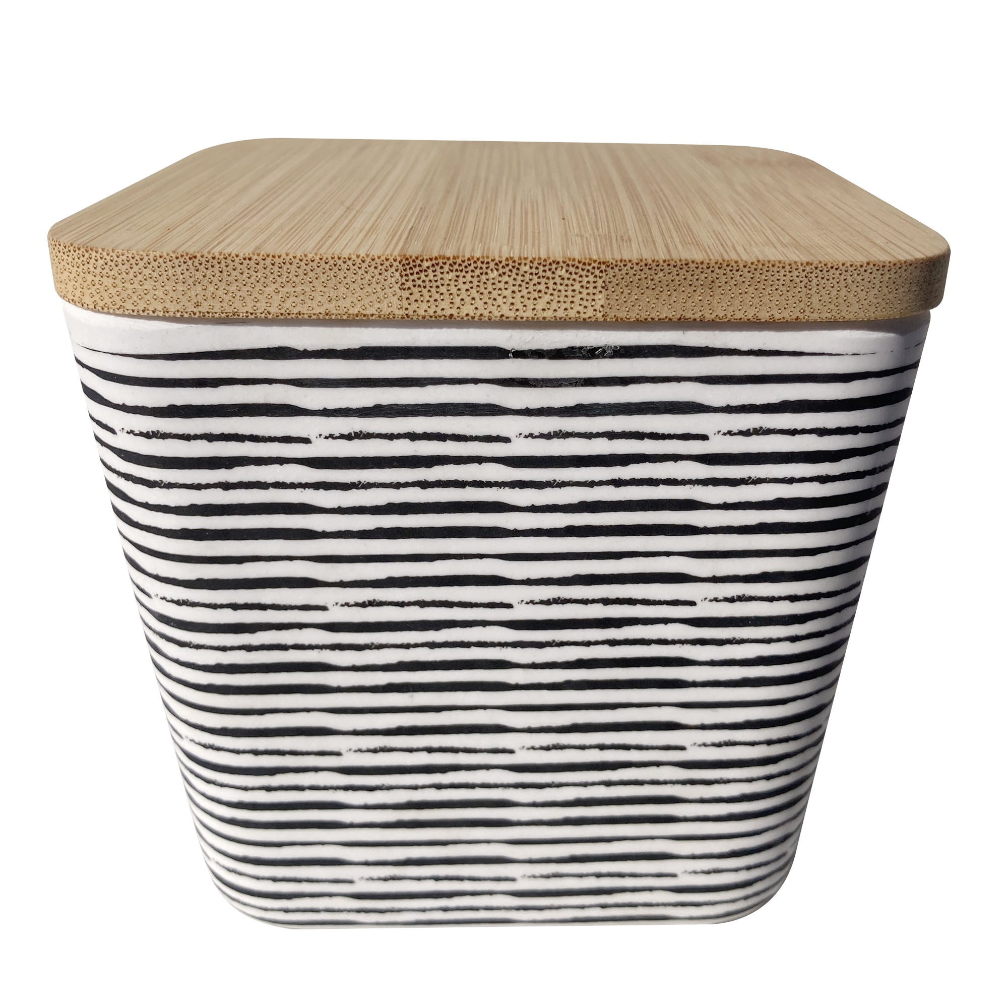Decogreen - Canister Biobamboo 11 Cm Rayas