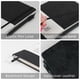 thumbnail image 3 of Cuadernos OnMove A5 Pack de 5 en Cuero Negro, 160 páginas, 3 of 6