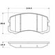 thumbnail image 1 of Pastillas Freno para auto C-TEK 102.09040, 1 of 3