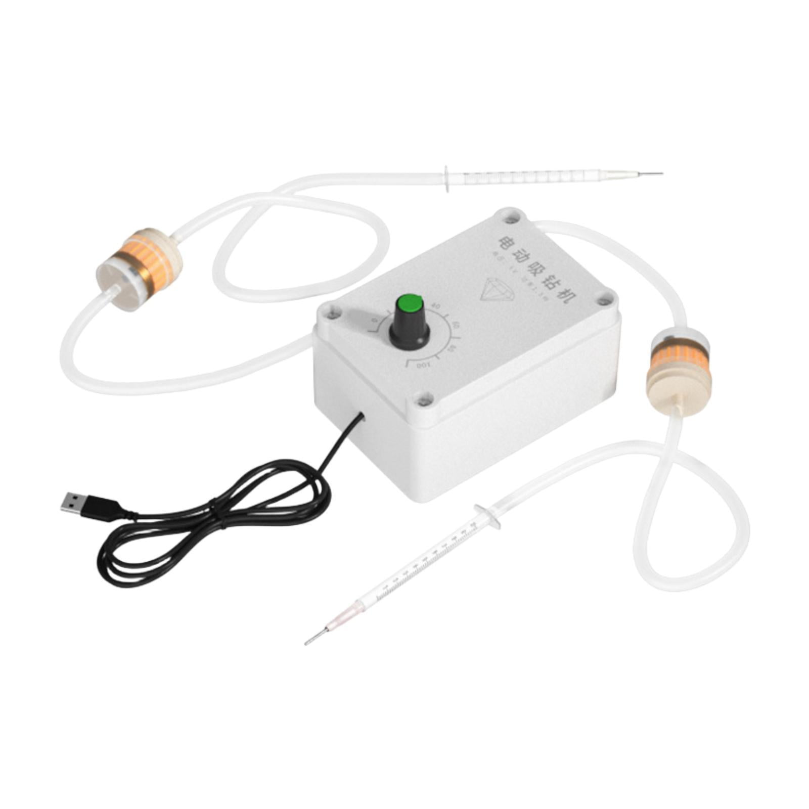 Magideal - Kit De Bolígrafo Para Pintar Con Piedras Eléctricas, Con 2 Bolígrafos, Cómodo Y Silencioso, Bajo Nivel De Ruido, Alto Rendimiento Y Succión Ajustable.