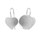 thumbnail image 3 of Aros de Plata 925 Corazones Satinados, 3 of 3
