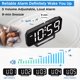 thumbnail image 4 of Reloj despertador digital Peakeep para dormitorio, sonido fuerte para personas que duermen profundamente, 4 of 6