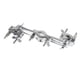 thumbnail image 4 of Hardware De Abrazadera De Estante De Tambor Práctico Para Accesorios De Instrumentos Musicales De Tambor De Jazz Estilo Plateado A, 4 of 5