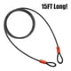 thumbnail image 3 of Cable de seguridad BV Heavy-Duty de 15 pies con 10 mm resistente a cortes, 3 of 8