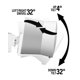 thumbnail image 2 of Soporte de pared para altavoz Sanus para Sonos Era 300, par ajustable, 2 of 7