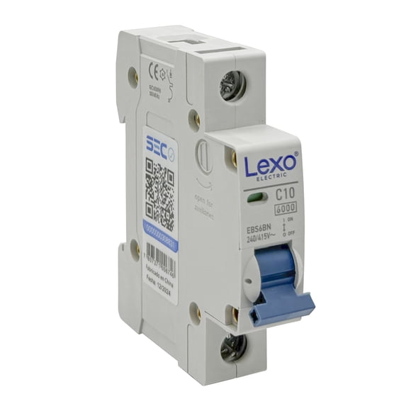 Interruptor Automático 1p 10a (1x10a) 6ka Curva C - Lexo