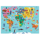 thumbnail image 2 of Mudpuppy Puzzle Geografía Mapa del Mundo 78 Piezas, 2 of 3