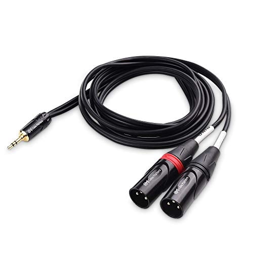 Cable De 3.5 Mm 1/8 Pulgadas Trs A 2 Xlr Cable 6 Pies Cable Matters