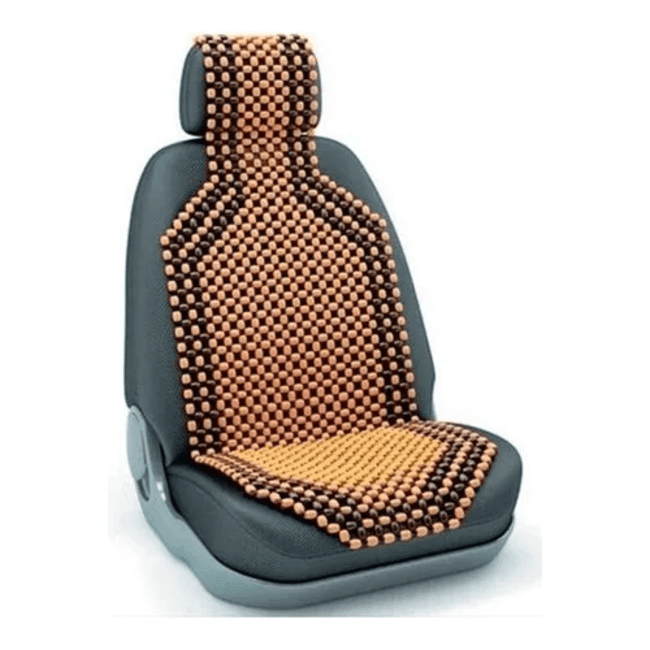 Genérico - Funda Cubreasiento Auto Con Respaldo Y Bolas De Bambú