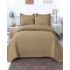 thumbnail image 3 of Cobertor De Lujo Quilt Verano Plaza Y Media Caqui, 3 of 4