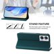 thumbnail image 3 of Funda Billetera con Soporte para Motorola Edge 50 Fusion 5G Bloqueo RFID Plegable Verde oscuro, 3 of 6