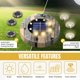 thumbnail image 4 of Luces solares de suelo Goodscious LED impermeables (paquete de 4), 4 of 7