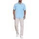 thumbnail image 2 of Camisa de Lino con Bolsillos en el Pecho y Manga Corta para Hombre INSPIRE CHIC L Azul Claro, 2 of 6