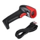 thumbnail image 1 of Lector de código de barras QR USB portátil con cable, lector de código de barras 2D, escáner de pistola de escaneo, negro y rojo, 1 of 8