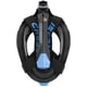 thumbnail image 3 of Máscara integral de snorkel Cressi Bali, negro/azul, talla L/XL, 3 of 7