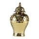 thumbnail image 5 of Tarro De Jengibre De Cerámica Arreglo Floral Exhibición Bodas Tarro De Jengibre Decorativo Dorado, 5 of 5