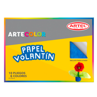 Artecolor Papel Volantín 10 Pliegos 37X50Cm Artel
