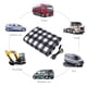 thumbnail image 2 of Manta de coche calentada - manta eléctrica para coche, camión, SUV o RV - lanzamiento portátil calentado - Camping Essentials (blanco negro Plaid), 2 of 3