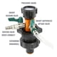 thumbnail image 3 of Kit de recarga para sistema de refrigeración OEMTOOLS 24444 con 5 adaptadores, 3 of 9