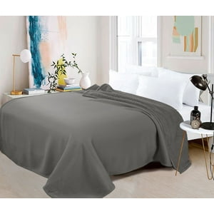 Zahr - Frazada Polar Sherpa King Gris