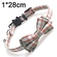 thumbnail image 2 of Pajarita para perro, collar para perro y gato, collar para perro con hebilla a cuadros, suave y cómodo para perros y gatos, 2 of 5