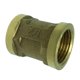 thumbnail image 4 of 1 Pieza G1/2 "hembra X G1/2" Hembra Adaptador De Rosca De Latón Conector De Tubería, 4 of 5