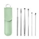 thumbnail image 1 of 6Pcs/set ear cleaner Ear Wax Pickers Stainless Steel Earpick Wax Remover piercing kit earwax Curette Spoon Care Ear Clean Tools, 1 of 3