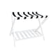 thumbnail image 5 of Portaequipajes plegable de bambú para habitación de invitados, estante de almacenamiento portátil multiusos en forma de x para dormitorio, Hotel, Blanco, 5 of 5