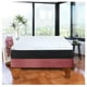 thumbnail image 1 of Cama Europea Zen Pro Colchon Resortes 1.5 Plaza Base Dividida Tela Palo Rosa, 1 of 6