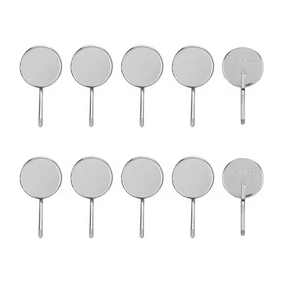 Espejos dentales SeeFDENT 10 piezas 2,2 cm acero inoxidable