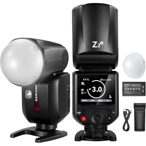 Flash Speedlite Neewer Z2-C Ttl Cabezal Redondo Para Canon