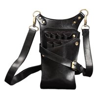 Ioensy - Vintage Scissor Pouch Holster Herramientas De Estilista Para Hombres Mujeres Salon Barber Black