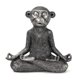 thumbnail image 1 of Figurilla Smadeer de mono plateado‑gris – 13 cm, 1 of 6