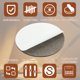 thumbnail image 5 of Uxcell 5.5" Diámetro Base de Lámpara Fieltro 6Pcs 0.12" Grosor Redondo Suave Adhesivo Fieltro Café, 5 of 7