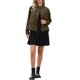 thumbnail image 2 of Chaqueta de camisa de leopardo para mujer, chaqueta ligera informal, chaqueta de otoño con botones, XS marrón, 2 of 6