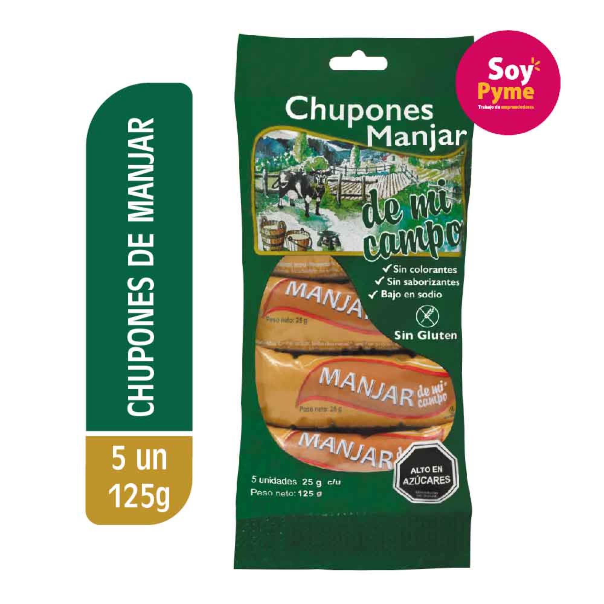 Manjar En Chupones 125 g De mi Campo