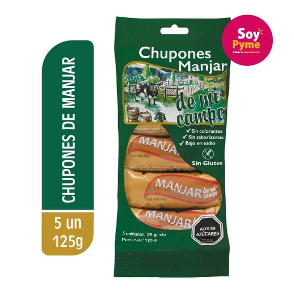 Manjar En Chupones, 125 g