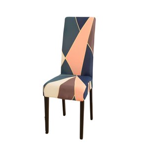 Genérico - Set De 6 Fundas De Silla Elasticadas Con Diseño Estampado F27