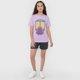 thumbnail image 4 of Polera Niña Teen Manga Corta Fun Oversize  Lila Corona, 4 of 5