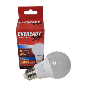 Eveready - Pack De Ampolletas Led 45W Luz Blanca X 10 Unidades Ev6A550B-A