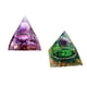 thumbnail image 3 of 2x Amatista Orgonita Pirámide Púrpura Yoga Meditación Cristales Heal Stone Decor, 3 of 5
