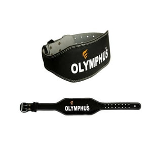 Olymphus - Cinturon Para Levantamiento De Pesas Cuero Para Gym Talla S