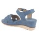 thumbnail image 4 of Sandalia Chalada Mujer Flick-1 Azul Plataforma, 4 of 6