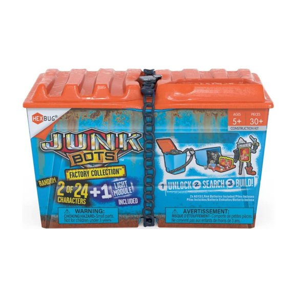 Juguete HEXBUG JUNKBOTS Colección Factory – Contenedor de Callejón