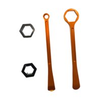 Ioensy - Llave Inglesa De Primera Calidad Para Cambio De Neumáticos De Motocicleta Genérica, Herramienta De Reparación De Neumáticos De Motocicleta, Color Naranja