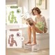 thumbnail image 5 of Taburete AmazerBath Bamboo Squat de 21,6 cm para adultos, color blanco, 5 of 7